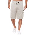 thumbnail image 4 of Caqnni Relaxed Fit Mens Casual Shorts Classic Casual for Work and Leisure (Z06-White,M), 4 of 8
