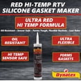 thumbnail image 3 of Sellador Dynatex 300 ml Rojo de Alta Temperatura Silicona RTV (2 unidades), 3 of 9