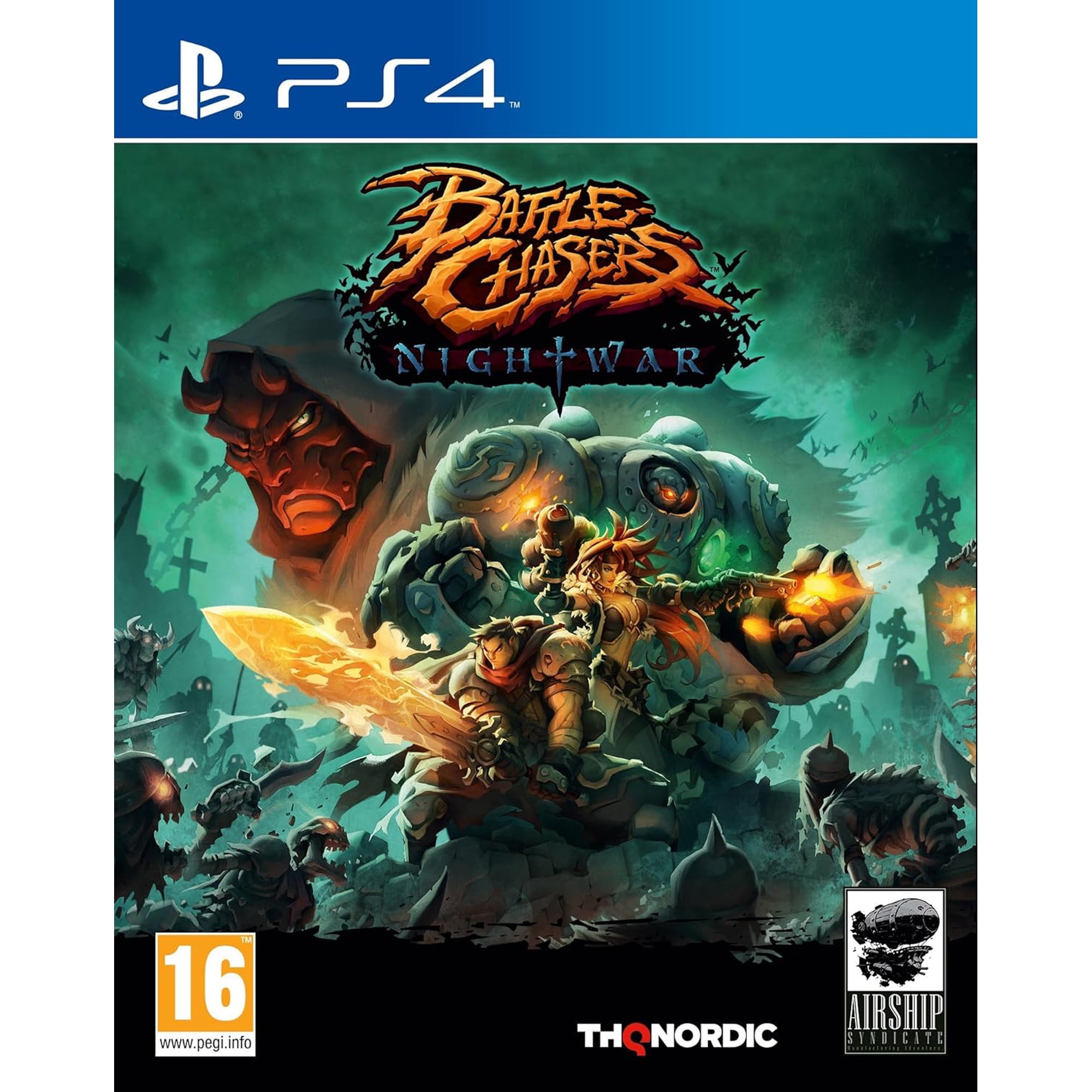 Battle Chasers Nightwar (PS4 - Playstation 4) Old school combat game