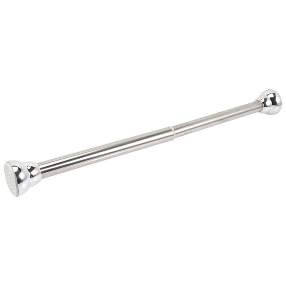 BESTOYARD Stainless Steel Adjustable Curtain Rod Spring Loaded Tension Rod for Bathroom and Closet
