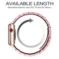 thumbnail image 3 of Autorización：Compatible con Apple Watch Band38mm-40mm/ 42mm-44mm Reemplazo de correa de metal de acero inoxidable para Apple Watch Series 5/4/3/2/1 Adepaton 2033260-2, 3 of 9