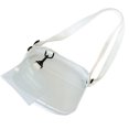 thumbnail image 1 of 1 bolso bandolera transparente de gelatina, bolso de hombro individual (transparente), 1 of 7