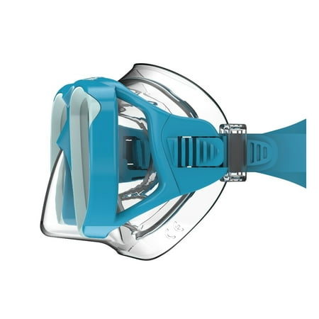 Speedo Junior Mask Snorkel and Fin Set - Turquoise/Gray L/XL