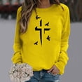 thumbnail image 1 of Aqestyerly Haut pour Femme Grande Taille en Liquidation, Mode T-Shirt de Sport pour Femme à Manches Longues Décontracté à Col Rond Imprimé, 1 of 3