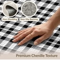 thumbnail image 6 of ODIKA 2'x3' Washable Doormat Under Checkered Boho Folk Layering Layered Front Plaid Flowing Dynamic for Entryway, Kitchen, Laundry Room, Non-Slip, Low Pile, 6 of 7