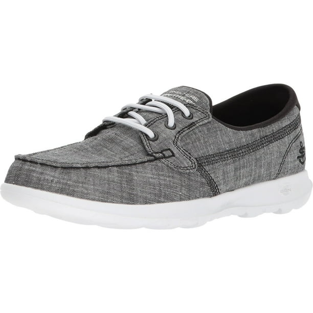 Zapato Skechers Go Walk Lite - 15433 para mujer negro/blanco