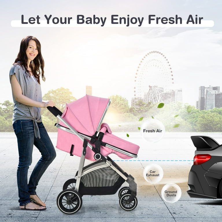  Car Seat Travel Carts, Stroller with Wheels for Air