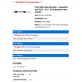 thumbnail image 2 of Front Right Axle Assembly - Compatible with 2016 - 2017, 2019 Mercedes-Benz GLE400, 2 of 2