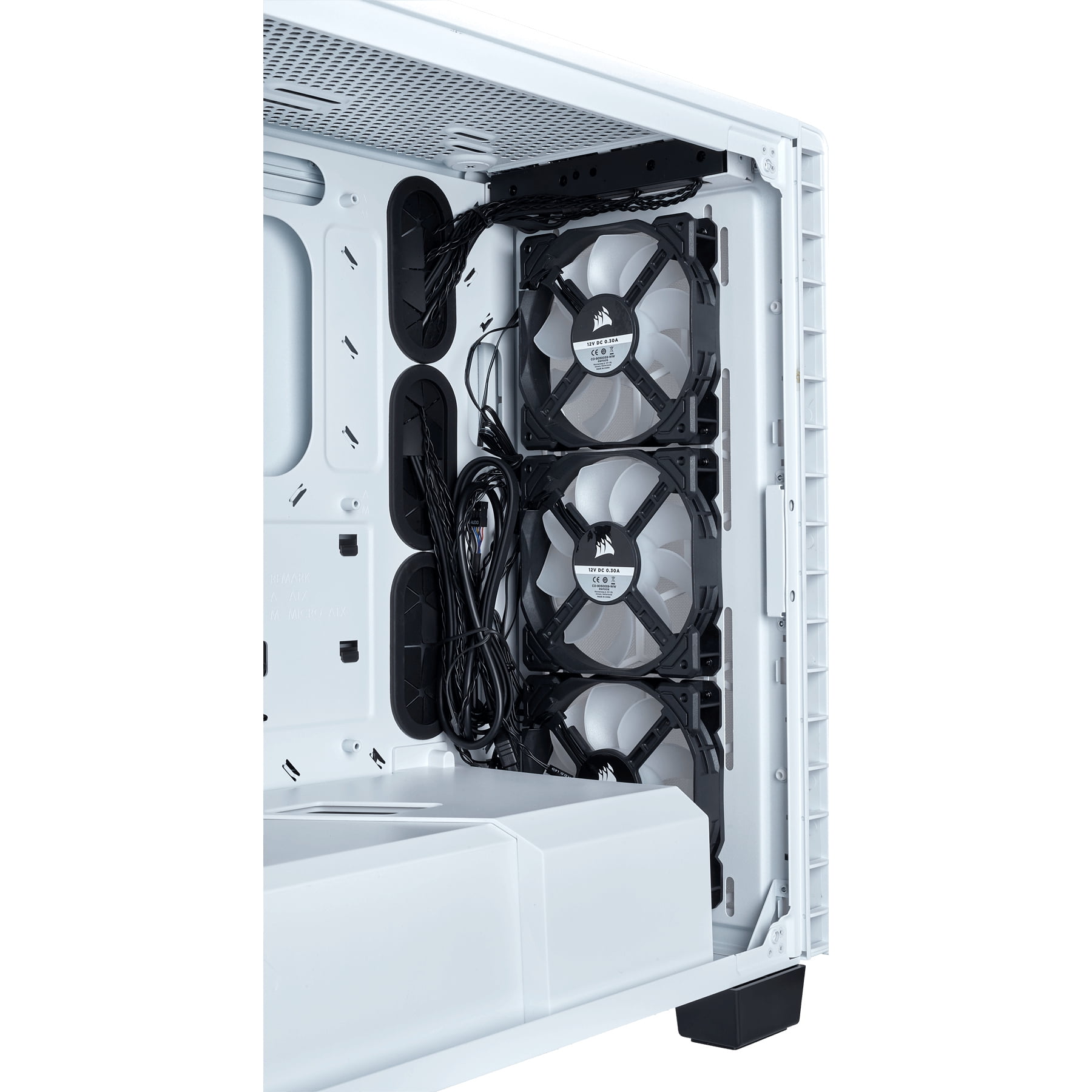 Crystal Series 460X RGB Compact ATX Case - White - Mid-tower - White - Steel, Tempered Glass - 5 x Bay - 3 x x Fan(s) Installed - -