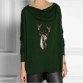 thumbnail image 1 of Pntutb - Vestido de sudadera con estampado de día de Navidad a la moda para mujer, tops de manga larga Pntutb Pntutb-7501, 1 of 6
