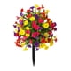 thumbnail image 1 of Flores artificiales de gloria de la mañana, flores falsas, estaca de jardín reutilizable, realistas Multicolor, 1 of 9