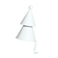 thumbnail image 3 of Soporte para medias navideñas, decoración navideña, versátil y resistente, para colgar medias. Blanco, 3 of 9