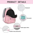 thumbnail image 4 of Water Resistant Panda Backpack for Middle School Students - Cute Animal Print Bookbag with Reflective Strips, Padded Back Panel, Fits Chromebook Notebooks Binders Panda Gift, 4 of 6