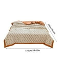 thumbnail image 2 of Cool Blanket for Sleeping,Hwkond Summer Washed Cotton Conditioned Quilt Summer Cool Quilt Machine Washable Single Thin Quilt Quilt Core Student Bedroom Dormitory Summer Quilt,Orange,150x200cm, 2 of 7