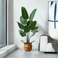 thumbnail image 6 of SUSUZI 5 Feet Artificial Bird of Paradise Plants Fake Tropical Palm Tree for Indoor Outdoor, Perfect Faux Plants for Home Office Decoration, Tall Fake Plants Fake House Plants, 6 of 8