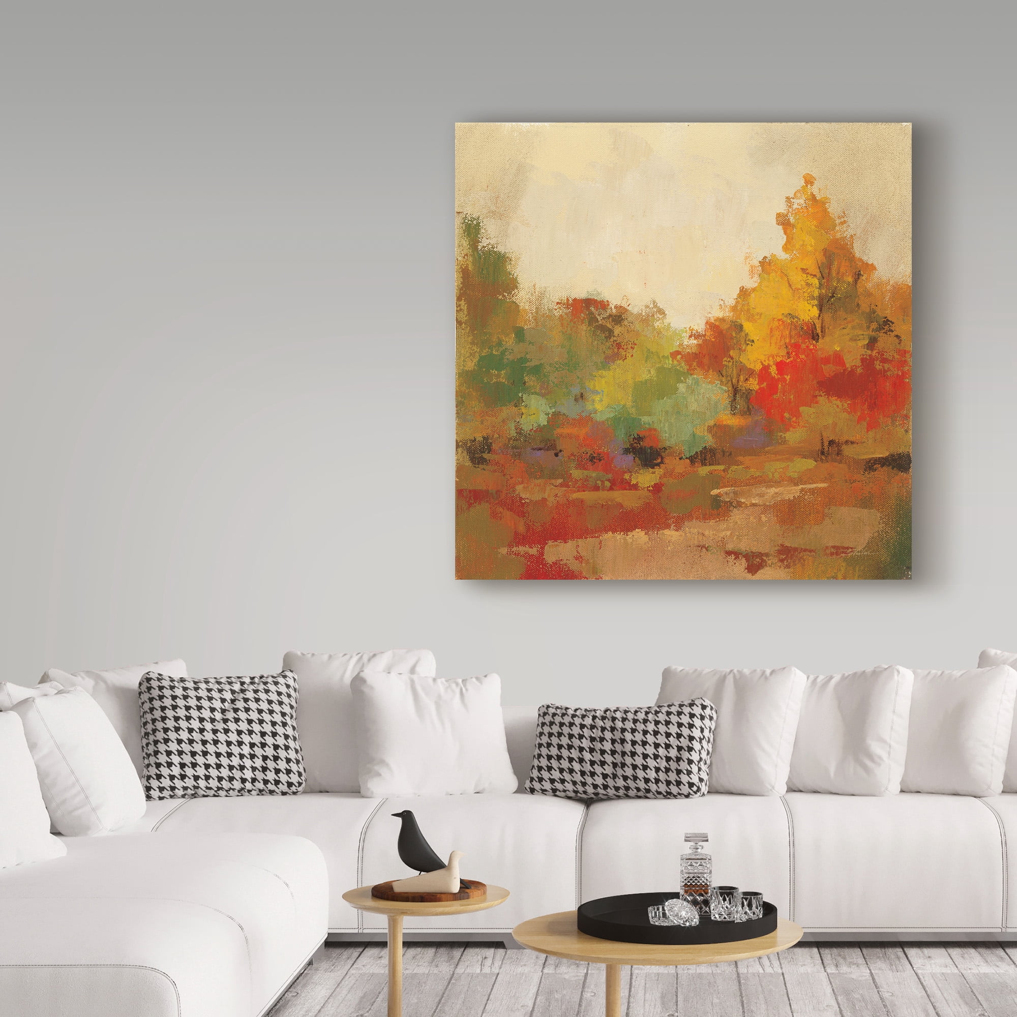 Trademark Fine Art 'Fall Forest II' Canvas Art by Silvia Vassileva