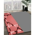 thumbnail image 3 of Ahgly Company Machine Washable Indoor Rectangle Transitional Red Area Rugs, 7' x 9', 3 of 7