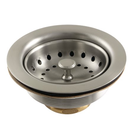 Kingston Brass K111BBN Tacoma Stainless Steel Kitchen Sink Basket Strainer  Brushed Nickel