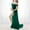 Green, variant on kakina CMSX Women's off Shoulder Maternity Dress,Slim Cross Front Ruffled V-Neck Short Sleeves Side Slit Gowns for Photoshoot Sexy Maternity Nursing Long Dress