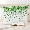 thumbnail image 3 of St. Patrick's Day Outdoor Waterproof Pillow Covers, Spring Lucky Shamrocks Rustic Leaves Decorative Square Throw Pillowcase Sofa Cushion Sham for Patio/Couch/Chair, 16"x16" 2 Pack, 3 of 8