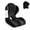 Black, variant on Ergonomic Memory Foam Seat Cushion with Lumbar Support, Anti-slip L-Shaped Chair Back Support, Pressure Relief, Height Boost, Universal Fit