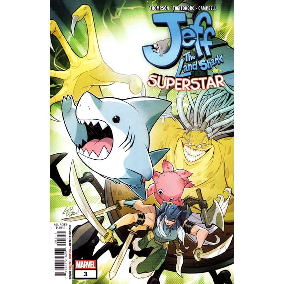 Collectible Jeff the Land Shark: Superstar #3 VF ; Marvel Comic Book