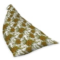 thumbnail image 2 of Vintage Lounger Chair Bag, Continuous Nostalgic Style Botanical Pattern with Flowers Pine Cones, High Capacity Storage with Handle Container, Lounger Size, Dark Orange Multicolor, by Ambesonne, 2 of 5
