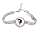 thumbnail image 1 of Estilo elegante cita handwrite Pulsera de tobillera de cadena de tenis, joyería de diamantes, 1 of 3