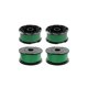 thumbnail image 1 of BLACK+DECKER Bobine de Rechange SF-080 Bobine de Remplacement à Alimentation Automatique pour Bobine de Fil Black and Decker Single Line (4pcs) esquí esquí Gafas de esquí, 1 of 4