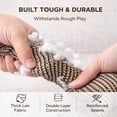 thumbnail image 6 of Interactive Squeaky Chew Toy for Dogs Strong Chewers Teething Fabric Play Stress Relief Companion Small Medium Large TOPLIU (11"x7.48"), 6 of 8