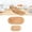 C, variant on Small Rattan Bread Basket, Handwoven Narrow Baskets for Storing Flatware, Baguettes, Snack, Fruits at Home or Party (Oval)