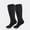 Black-2 pairs, variant on 2 Pairs Wide Plus Size Calf Compression Socks with Zipper for Overweight Women Men 15 to 25 MmHg Black Skin