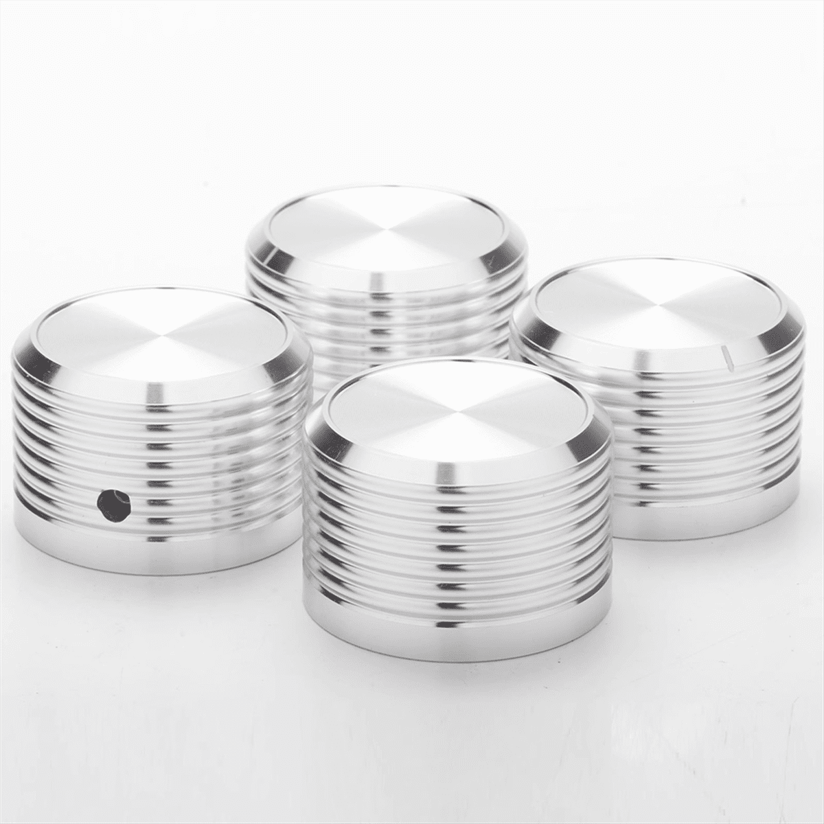 4Pcs 38x25mm Solid Aluminum Guitar AMP Amplifier Knob Amplifier Radio Player Potentiometer Volume Knob