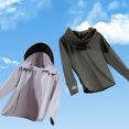 thumbnail image 4 of LYMAYTER Kids UPF 50+ Sun Shirt for Girls Boys Quick Dry Fit Sun Protection Clothing Athletic Hoodie Jacket Coats 4-13T, 4 of 10