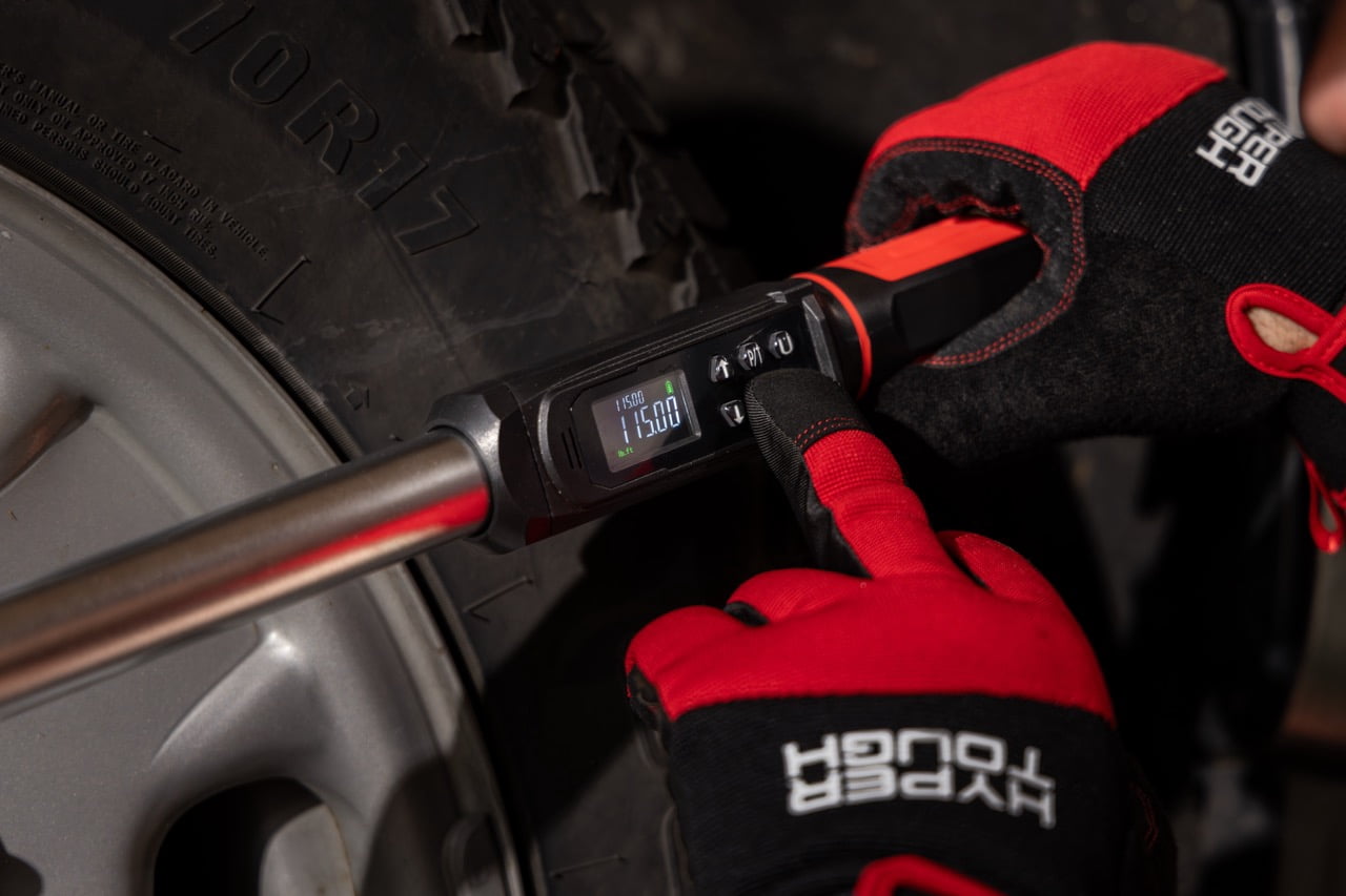 Hyper Tough 1/2-inch Drive Digital Torque Wrench, 25 - 250 ft/lbs