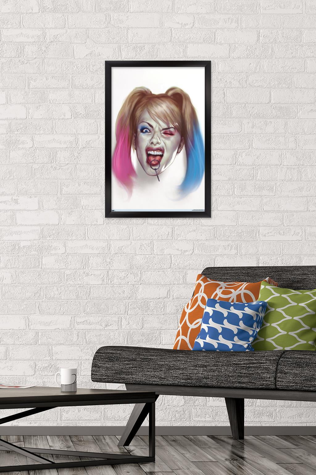 DC Comics - Harley Quinn - #1 Variant Wall Poster, 14.725" x 22.375" Framed