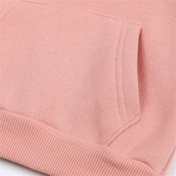 Vedolay Cute Tops for Boy Pullover Crewneck with Ruffle Trim Long Sleeve Cute Oversize Sweatshirts,Pink 12-24 Months