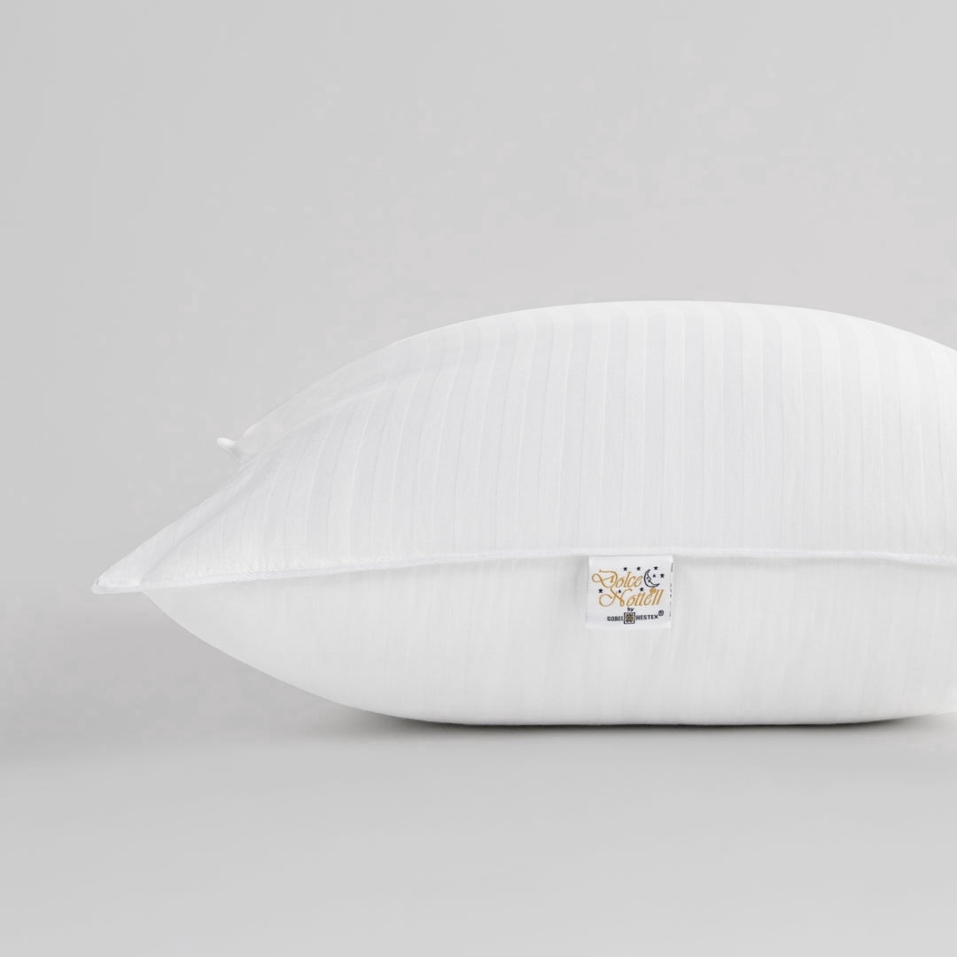 Sobel Westex: Dolce Notte II Stomach, Side and Back Sleeper Bed Pillow for Sleeping | Hotel and Resort Quality | Hypoallergenic, Down Like Fill, Soft Loft (Standard Size)