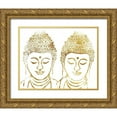 thumbnail image 1 of Seay, Anne 24x20 Gold Ornate Wood Framed with Double Matting Museum Art Print Titled - Buddha V, 1 of 4