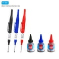 thumbnail image 3 of Deep Hole Marker Pens, 6Set refillable Ink Pen with Extra Ink, Black, Red, Blue, 3 of 6