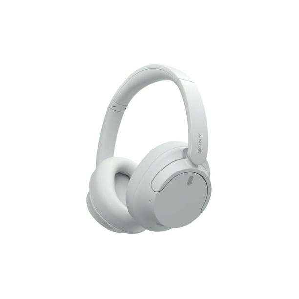 Sony WH-CH720 Auriculares inalámbricos Bluetooth con cancelación de ruido - Micrófono incorporado - Hasta 35 horas de duración de la batería y carga rápida - Blanco