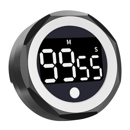 

Digital Kitchen Timer 2 Volume 6/60s Alarm Duration Magnetic Cooking Countdown Timers with Pause Function Rechargeable New