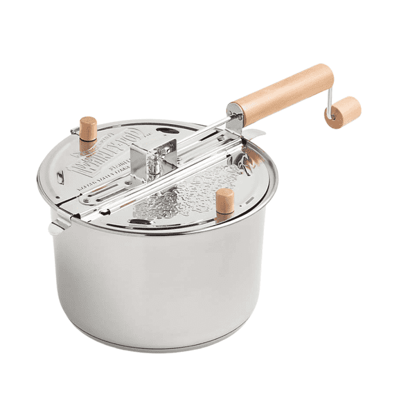 US Made Deluxe Stainless Steel Whirley Pop Popper