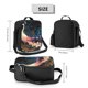 thumbnail image 2 of Fotbe Abstract Peacock Painting Lonchera Bolsa de Almuerzo para Hombres y Mujeres, Lonchera de Gran Capacidad, Bolsa de Almuerzo Reutilizable, Bolsa Térmica Aislante, 2 of 7