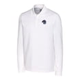 thumbnail image 2 of Men's Cutter & Buck  White Binghamton Rumble Ponies Advantage Tri-Blend Pique Big & Tall Long Sleeve Polo, 2 of 3