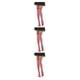thumbnail image 4 of Sonducket Pack de 2 calcetines a rayas tallas grandes hasta el muslo transpirabilidad cómodos fáciles de combinar moda sin medias rojo blanco a Type1 NO1, 4 of 6