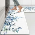 thumbnail image 3 of Anti Fatigue Kitchen Mats for Floor Set of 2, Black Boho Floral Kitchen Floor Mat, Non Slip Cushioned Kitchen Rugs Waterproof Memory Foam Kitchen Mat Comfort Standing Mat for Desk Laundry, 3 of 6