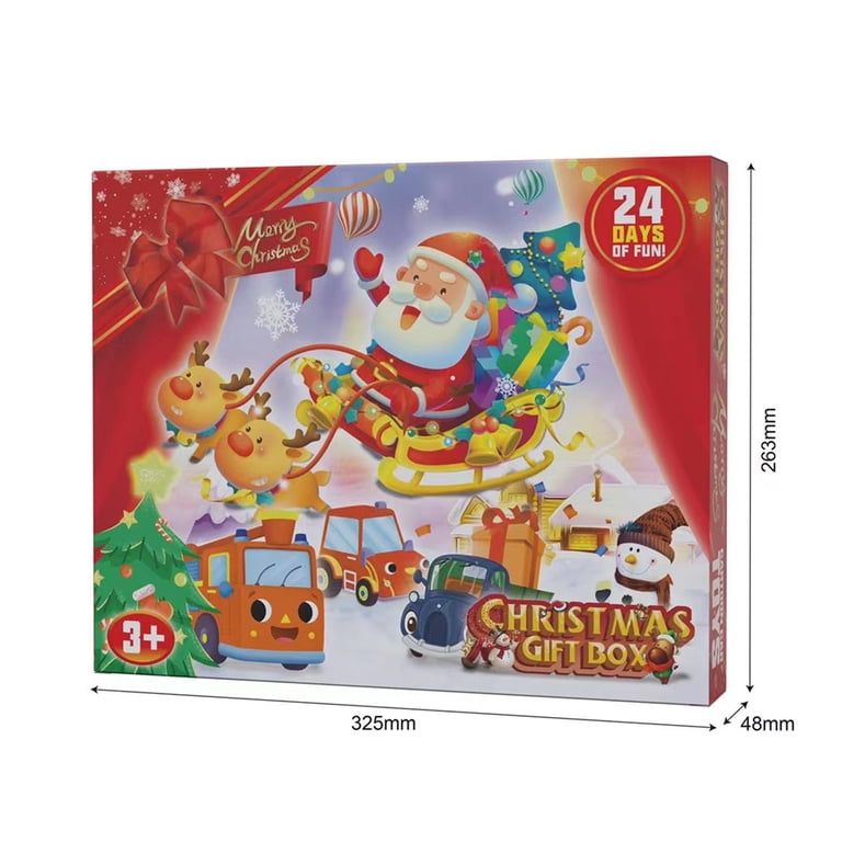 Christmas Blind Box，Advent Calendar 2021 with Pull Back Car Toys, Christmas  Gifts for Toddler Boys Girl - Walmart.com