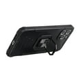 thumbnail image 5 of For Apple iPhone 12 Pro Max (6.7") Hybrid Cases with Stand Magnetic Ring Kickstand Shockproof Armor Heavy Duty Military Grade Cover ,Xpm Phone Case [Black], 5 of 6