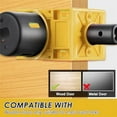 thumbnail image 5 of Door Lock Installation Kit,Door Hole Drilling Kit for Wood Door,Door Lock Hole Saw Door Knob Installation Kit Yellow, 5 of 10